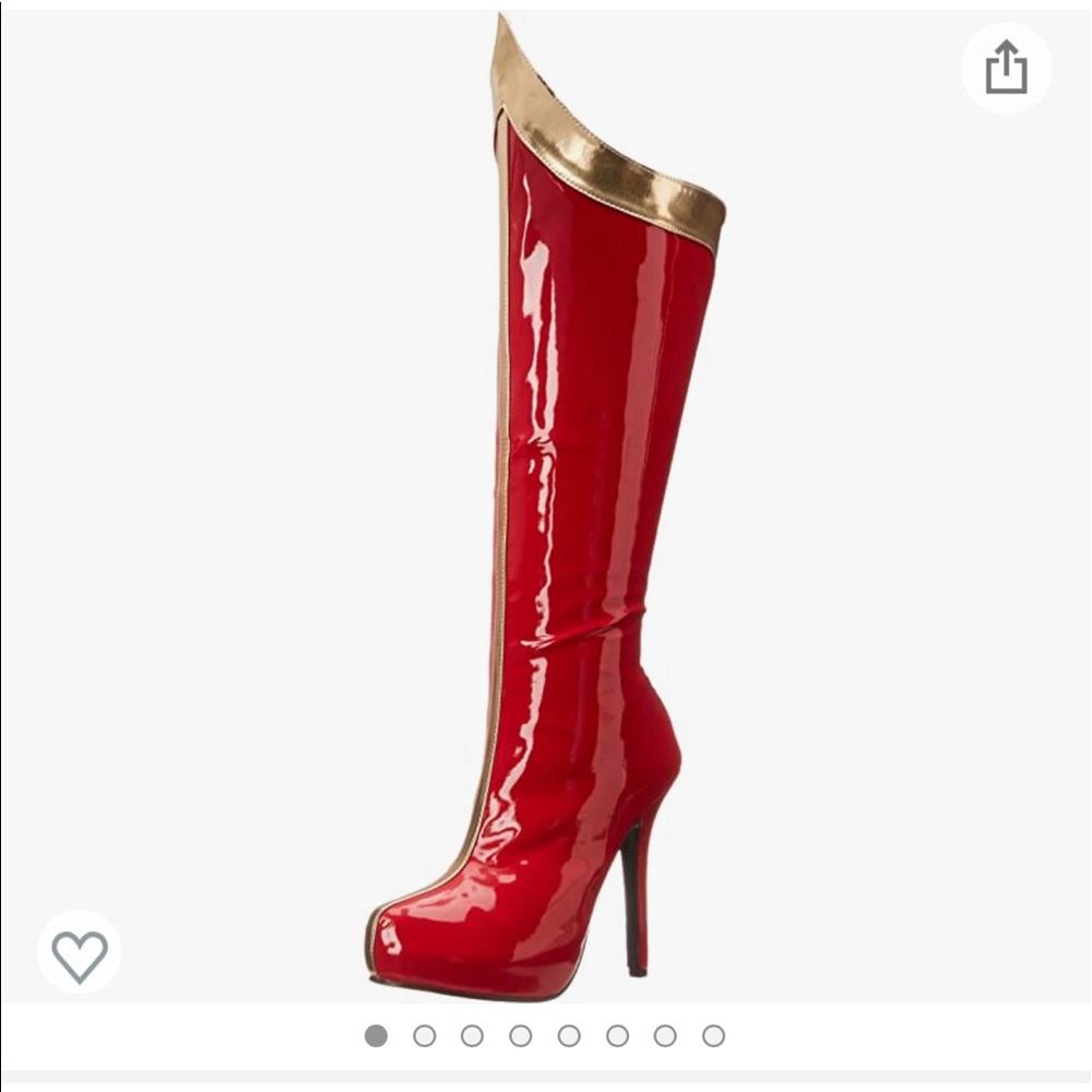 COPY - Ellie’s Red Knee High Boots
